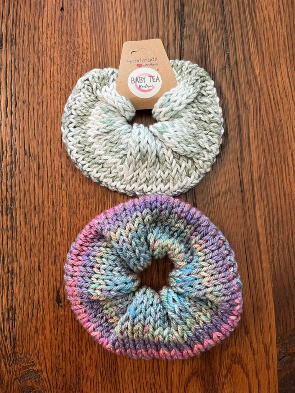 Baby Tea Boutique Knit Scrunchies